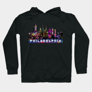 Philadelphia in graffiti Hoodie